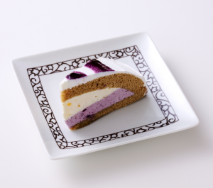 ブルーベリーとレアチーズケーキのズコット